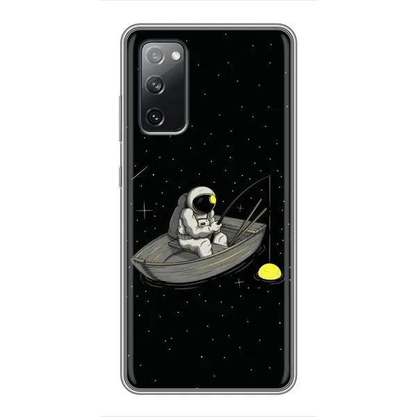Чехол с рисунком «Космонавт на рыбалке» для Samsung Galaxy S20 FE Чехол с рисунком «Космонавт на рыбалке» для Samsung Galaxy S20 FE