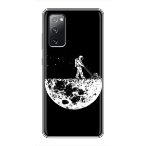 Силиконовый Чехол с принтом "Космонавты" на Samsung Galaxy S20 FE (Космонавт)