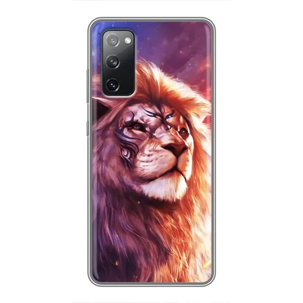 Чехол с рисунком «Красочный ЛЕВ» для Samsung Galaxy S20 FE Чехол с рисунком «Красочный ЛЕВ» для Samsung Galaxy S20 FE