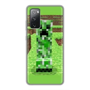Чохли для Samsung Galaxy S20 FE (Персонажі МайнКрафт) (Кріпер 2)