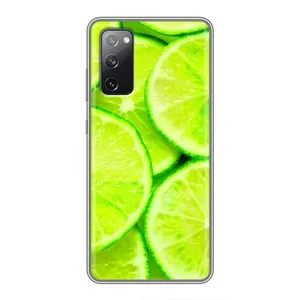 Чохол з зображенням смачної їжі для Samsung Galaxy S20 FE (Лайм)
