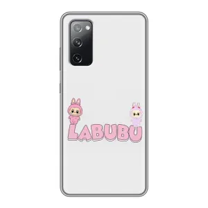 Чехол с принтом Лабубу для Samsung Galaxy S20 FE (Логотип Лабубу)