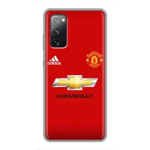 Силиконовые Чехлы принт Футбол на Samsung Galaxy S20 FE (Man United)