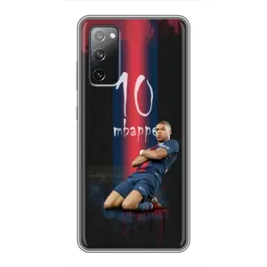 Чехол (TPU) с Футболистом на Samsung Galaxy S20 FE (MBAPPE 10)