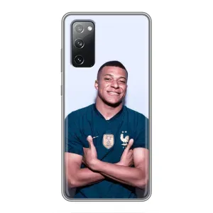 Чехол (TPU) с Футболистом на Samsung Galaxy S20 FE (Мбаппешичка)