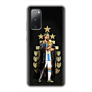 Чехлы Лео Месси Аргентина для Samsung Galaxy S20 FE (Месси король)