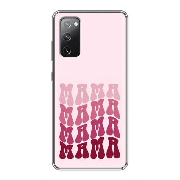 Чехол с рисунком «Надпись мама» для Samsung Galaxy S20 FE Чехол с рисунком «Надпись мама» для Samsung Galaxy S20 FE