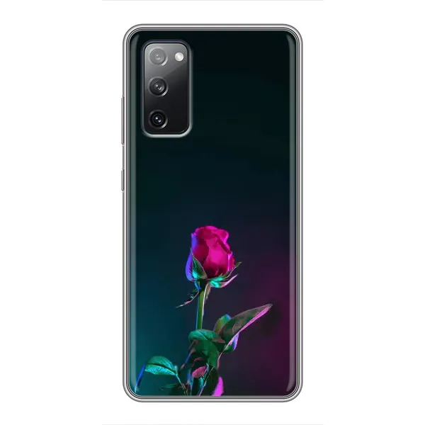 Чехол с рисунком «Ночная роза» для Samsung Galaxy S20 FE Чехол с рисунком «Ночная роза» для Samsung Galaxy S20 FE