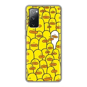 Силиконовый бампер с картинкой животных для Samsung Galaxy S20 FE (Особенный)