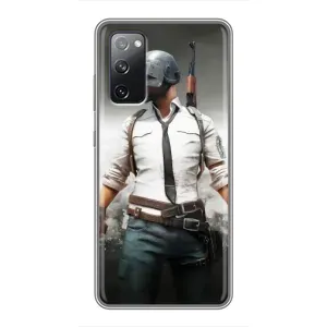 Чохол з картинкою "Герой Pubg" на Samsung Galaxy S20 FE (Пабг)