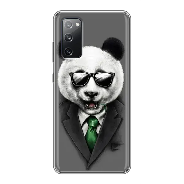 Чехол с рисунком «Панда в очках» для Samsung Galaxy S20 FE