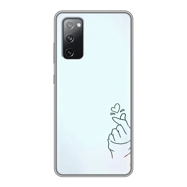 Чохол з малюнком «Сердечко на блакитному» для Samsung Galaxy S20 FE Чохол з малюнком «Сердечко на блакитному» для Samsung Galaxy S20 FE