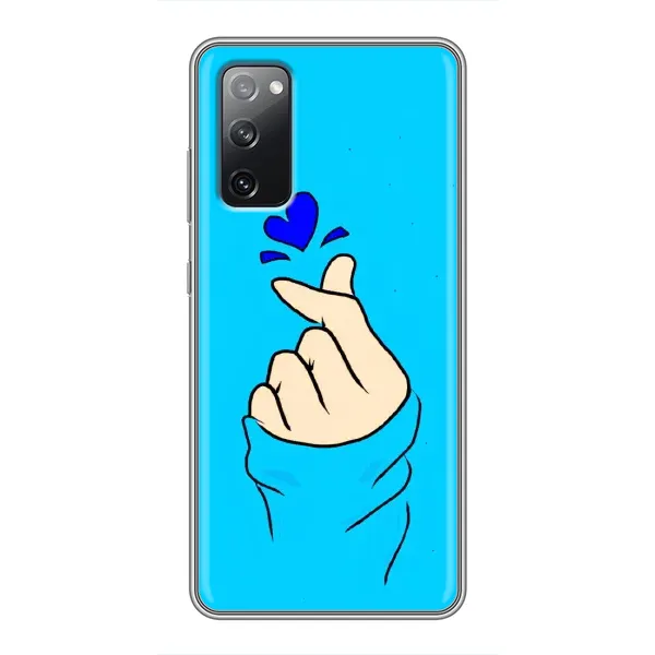 Чохол з малюнком «Сердечко на синоьому» для Samsung Galaxy S20 FE Чохол з малюнком «Сердечко на синоьому» для Samsung Galaxy S20 FE