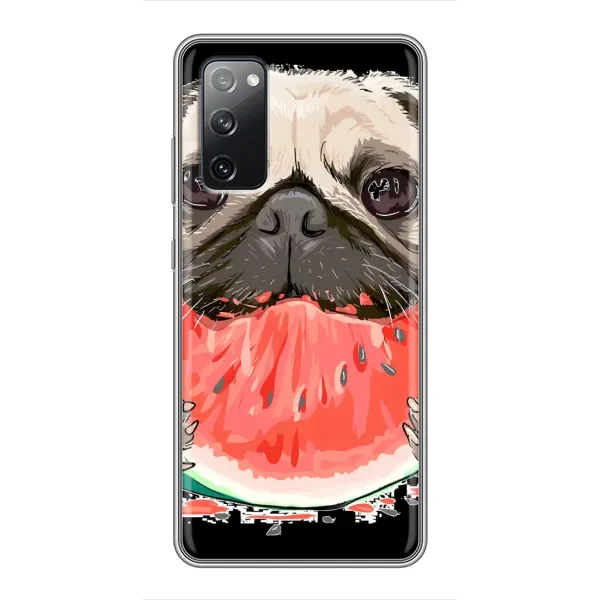 Чехол с рисунком «Смешной Мопс» для Samsung Galaxy S20 FE Чехол с рисунком «Смешной Мопс» для Samsung Galaxy S20 FE