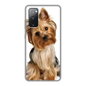 Чехол (ТПУ) Милые собачки для Samsung Galaxy S20 FE (Собака Терьер)