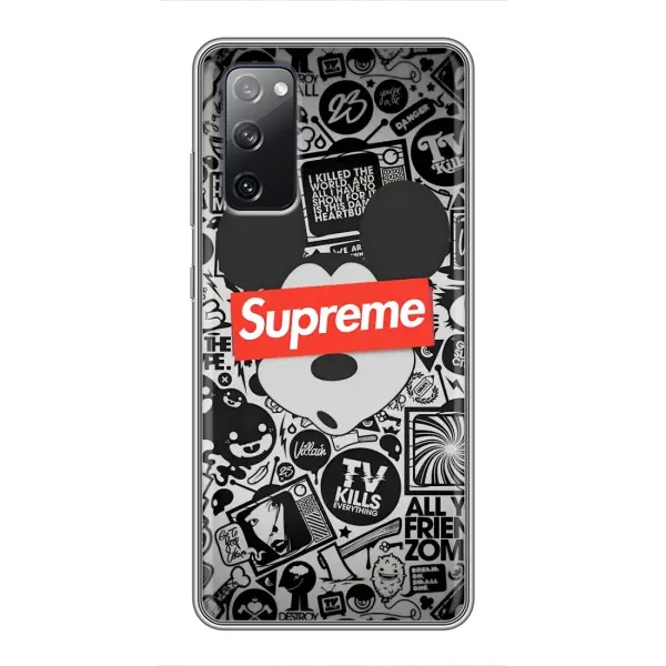 Чехол с рисунком «Supreme Маус» для Samsung Galaxy S20 FE Чехол с рисунком «Supreme Маус» для Samsung Galaxy S20 FE