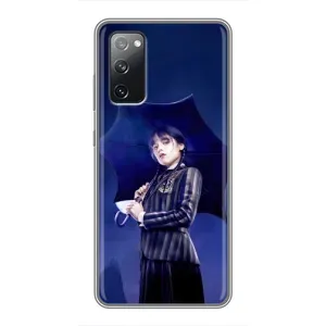 Чохол з картинкою Венсдей на Samsung Galaxy S20 FE (Венсдей з парасолькою)