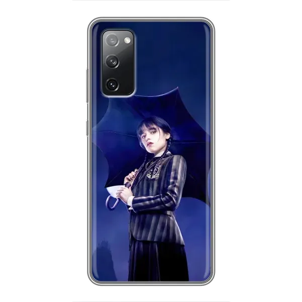 Чехол с рисунком «Уэнсдей с зонтом» для Samsung Galaxy S20 FE Чехол с рисунком «Уэнсдей с зонтом» для Samsung Galaxy S20 FE