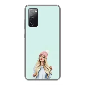 Силіконовый Чохол на Samsung Galaxy S20 FE з картинкой Модных девушек (В шапці)