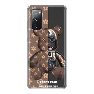 Силиконовый чехол для Samsung Galaxy S20 FE (Медмедь Луи Виттон)