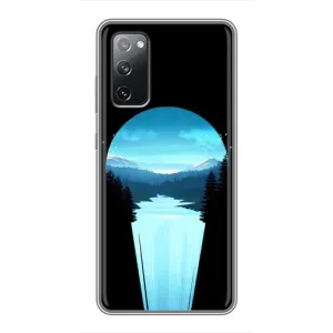 Летний Чехол на Samsung Galaxy S20 FE (Синий Водопад)