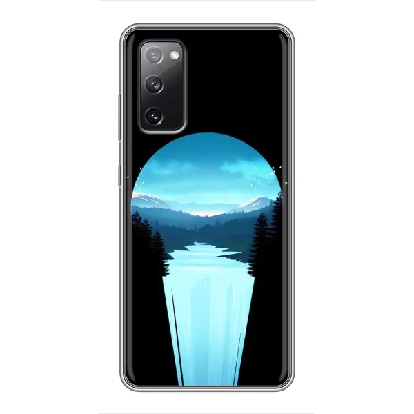 Чехол с рисунком «Синий Водопад» для Samsung Galaxy S20 FE Чехол с рисунком «Синий Водопад» для Samsung Galaxy S20 FE