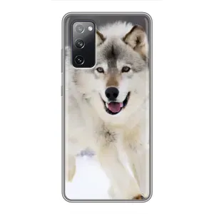 Чехол с Волком на Samsung Galaxy S20 FE (Волк на снегу)