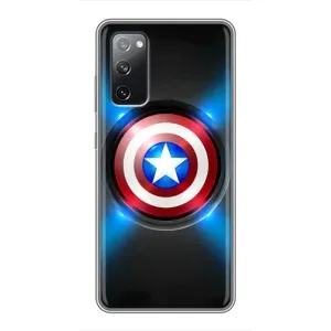Чохол с Щітом Капітана Америки на Samsung Galaxy S20 FE (Яскраий Щит Капітана)