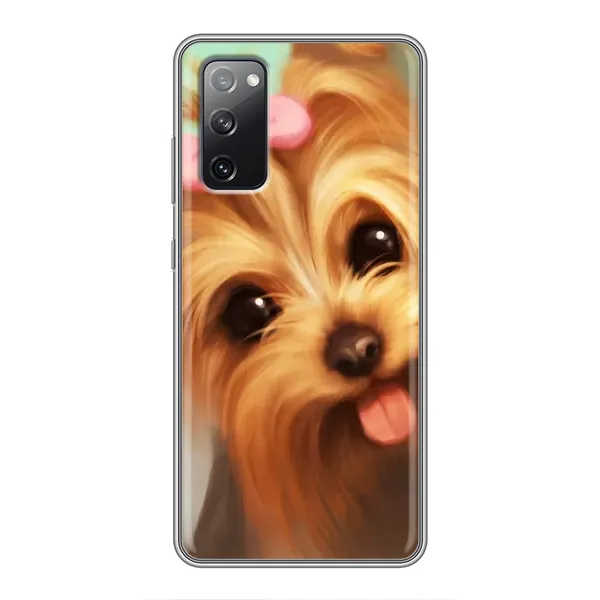Чехол с рисунком «Йоршенский терьер» для Samsung Galaxy S20 FE Чехол с рисунком «Йоршенский терьер» для Samsung Galaxy S20 FE
