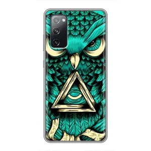 Чехлы с принтом СОВЫ для Samsung Galaxy S20 FE (Зеленая сова)