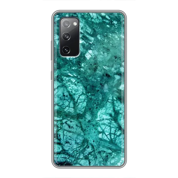 Чехол с рисунком «Зеленый мрамор» для Samsung Galaxy S20 FE Чехол с рисунком «Зеленый мрамор» для Samsung Galaxy S20 FE