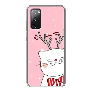 Чехол на тематику: Коты для Samsung Galaxy S20 FE (Зимний кот)