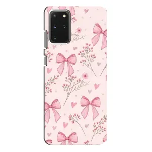 Чехол банты для Samsung Galaxy S20 Plus (Банты с цветами)