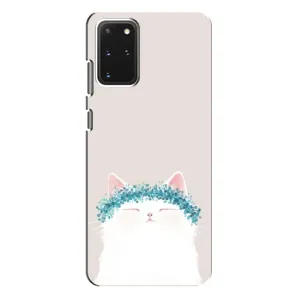 Чехол на тематику: Коты для Samsung Galaxy S20 Plus (Белый котик)