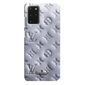 Текстурний Чохол Louis Vuitton для Самсунг С20 Плюс (Білий ЛВ)
