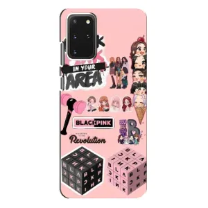 Чехлы с картинкой для Samsung Galaxy S20 Plus (BLACK PINK коллаж)