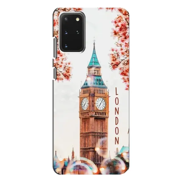 Чехол с рисунком «Часы Лондон» для Samsung Galaxy S20 Plus Чехол с рисунком «Часы Лондон» для Samsung Galaxy S20 Plus
