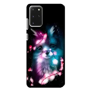 Чехол с Лисичкой для Samsung Galaxy S20 Plus (Черная Лиса)