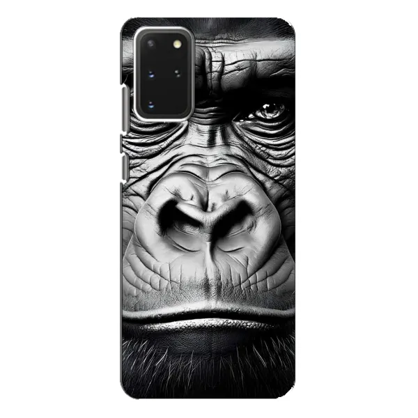 Чехол с рисунком «Черная обезьяна» для Samsung Galaxy S20 Plus Чехол с рисунком «Черная обезьяна» для Samsung Galaxy S20 Plus