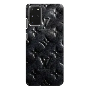 Текстурний Чохол Louis Vuitton для Самсунг С20 Плюс (Чорний ЛВ)