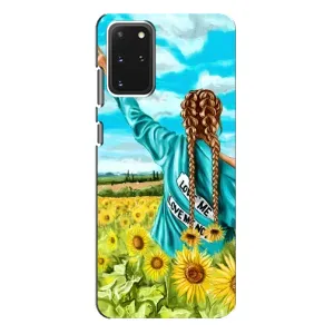 Чохол Стильні дівчата на Samsung Galaxy S20 Plus (Дівчина на полі)