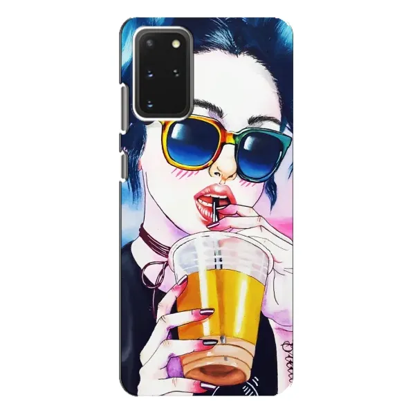 Чехол с рисунком «Девушка с коктейлем» для Samsung Galaxy S20 Plus Чехол с рисунком «Девушка с коктейлем» для Samsung Galaxy S20 Plus