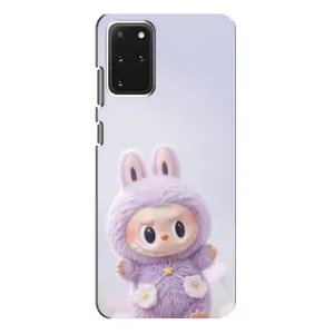 Чехол с принтом Лабубу для Samsung Galaxy S20 Plus (Фиолетовый Лабубу)