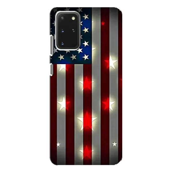 Чехол с рисунком «Флаг США 2» для Samsung Galaxy S20 Plus