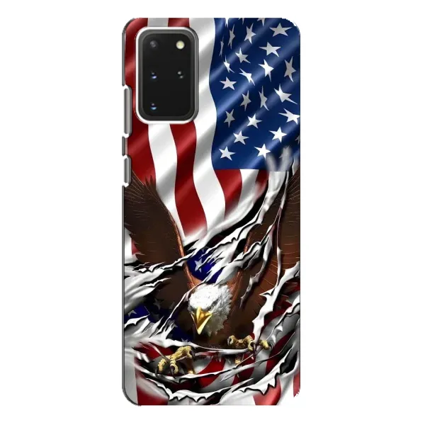 Чехол с рисунком «Флаг USA» для Samsung Galaxy S20 Plus
