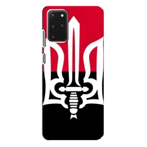 Чехлы УПА (Красно-Чёрный) на Samsung Galaxy S20 Plus (Герб Украины)