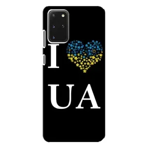 Силиконовый Чехол на Samsung Galaxy S20 Plus (Я-Украина) (I Love UA)