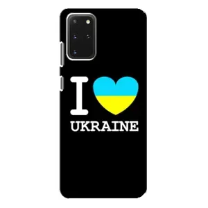 Чехол с Украинской символикой на Самсунг С20 Плюс (I Love Ukraine)
