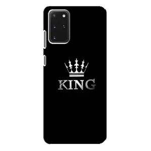 Чохол (Корона на чорному фоні) для Самсунг С20 Плюс (KING)
