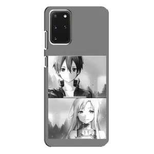 Чехол с персонажами АНИМЕ на Samsung Galaxy S20 Plus (Кирито-Асуна)